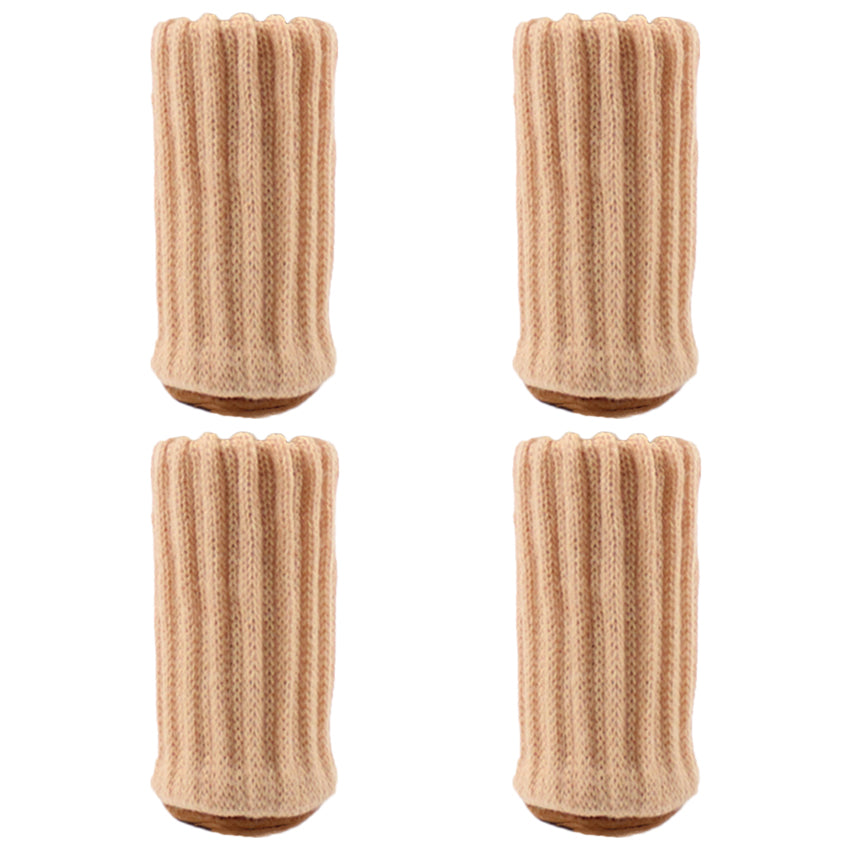 4Pcs Set High Elastic Knitted Table Chair Feet Leg Cover Furniture Floor Protector Cover Noise Reduction Bottom Pad 4Pcs Set High Elastic Knitted Table Chair Feet Leg Cover Furniture Floor Protector Cover Noise Reduction Bottom Pad